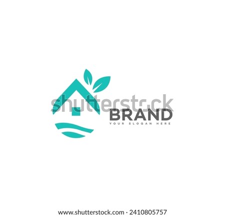  water tech logo Vector Template