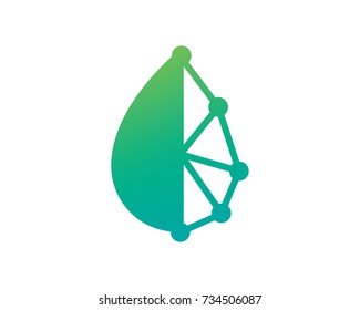 Water Technology Logo Template Design Vector, Emblem, Design Concept, Creative Symbol, Icon