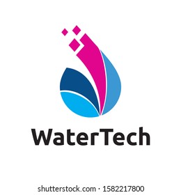 Water Technology Logo Template. Suitable for any Liquid based company, like Oil, Piping, Water conservation etc. 