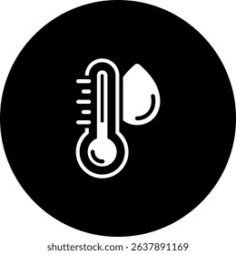 Water Temperature Icon Element For Design