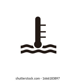 water temperature logo design vector template