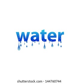water text