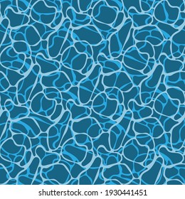 Water texture background in vector illustration format. Design concept for summer vacation theme. Vector seamless pattern EPS 10