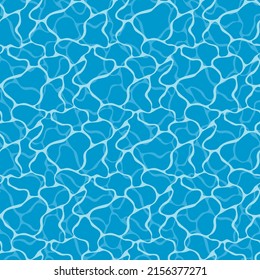 Water texture. Ocean or sea seamless pattern