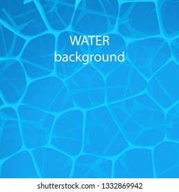 Water. Texture of the water surface. Background. Vector image.