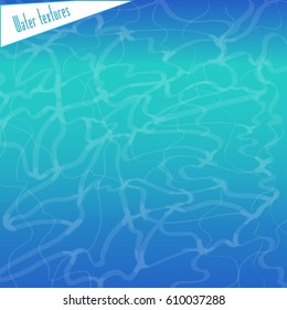 Water texture. Vector Illustration.