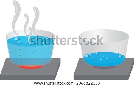 water that evaporates at the end of the boiling pot