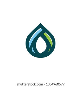 Wasser, das aus Vektorgrafiken besteht und viele Farben hat, aber noch schön ist, kann für Logo- und Symboldesigns verwendet werden