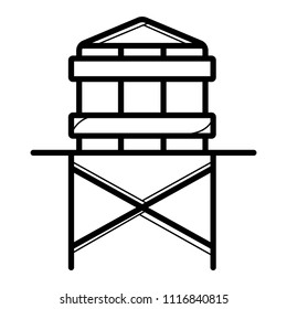 Water tower icon