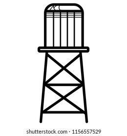 Water tower icon