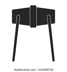 Water tower vector icon.Black vector icon isolated on white background water tower.