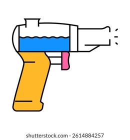 water toy child line icon vector. water toy child sign. isolated symbol illustration