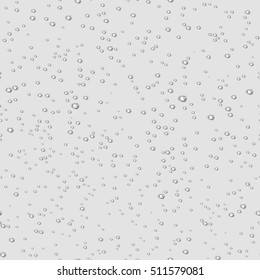 Water transparent drops seamless pattern.