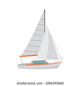 Water transport color flat icon