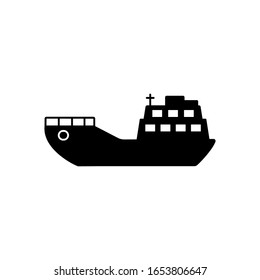 Water transport, ship icon. Simple vector boat icons for ui and ux, website or mobile application
