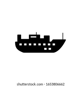 Water transport, ship icon. Simple vector boat icons for ui and ux, website or mobile application