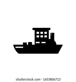 Water transport, ship icon. Simple vector boat icons for ui and ux, website or mobile application