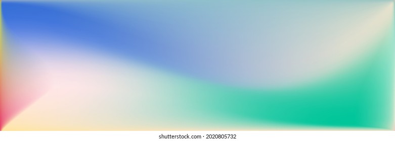 El fondo de moda del agua. Malla de gradiente ondulada vibrante arcoiris en blanco. Malla de degradado ondulado oscuro. Fondo de diseño moderno multicolor. Ilustración De Textura Desenfocada En Color Natural.