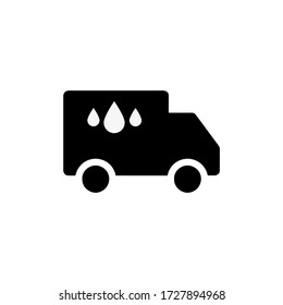 water truck simple icon vector