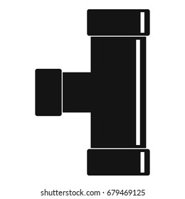Water tube icon. Simple illustration of water tube vector icon for web