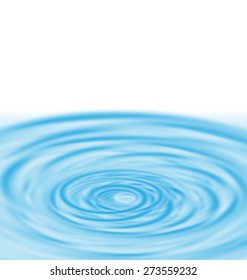 Water Twirl Funnel Blue Abstract Background - vector
