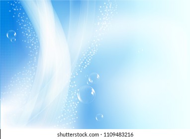 Water underwater background vector illustration