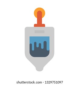 Water usage and urinal vector icon design.