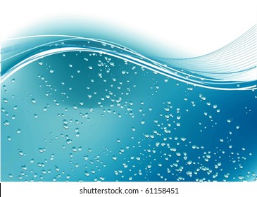 water vector background
