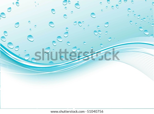 Water Vector Background Stock Vector (Royalty Free) 51040756