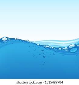 water vector banner