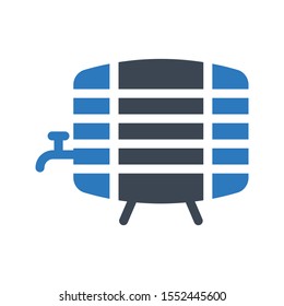 water vector colour glyph icon