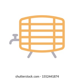 water vector colour line icon
