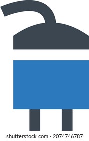 water vector double color icon