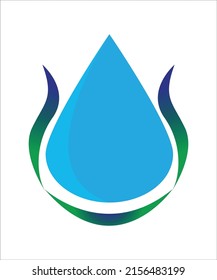 Plantilla de diseño gráfico de vectores de agua