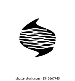 Water vector icon abstract logo
