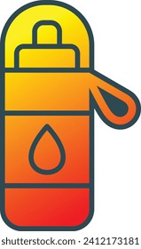 Icono vector de agua. Se puede usar para imprimir, móviles y aplicaciones web.