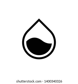 Water Vector Icon Design Template