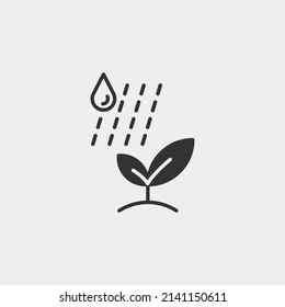 Water vector icon illustration sign
