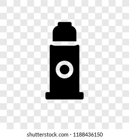 Water vector icon isolated on transparent background, Water transparency logo concept