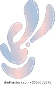 Water vector icon, oil water color, 2d water icon