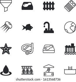 water vector icon set such as: industry, windmill, repair, home, hot, industrial, garden, cool, mattress, container, space, flow, freshness, shadows, diving, funny, tear, fastfood, power, pink