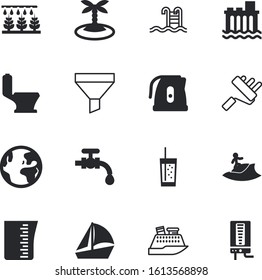 water vector icon set such as: world, transparent, drain, circle, purchase, recreation, hydroelectric, utensil, runs, crop, coffee, fertilizer, tea, cone, refreshment, windmill, industrial, teapot