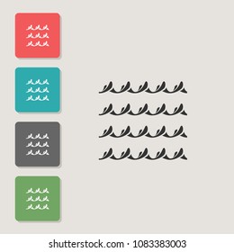 Water - vector icon. Symbol for web, infographics, print design and mobile UX/UI kit. Vector illustration, EPS10.