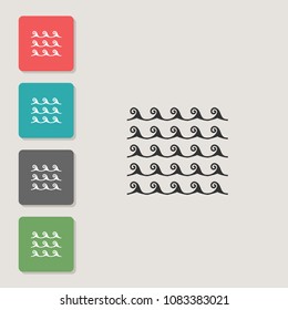 Water - vector icon. Symbol for web, infographics, print design and mobile UX/UI kit. Vector illustration, EPS10.