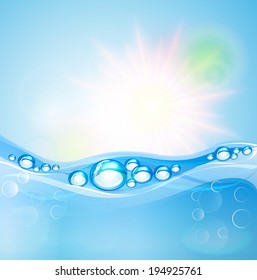 Water vector illustration