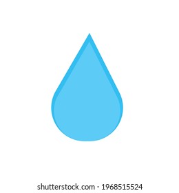 ilustración de vector de agua, imagen de icono de agua azul, vector de icono de gota de agua Aislado