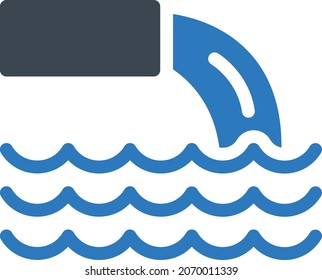 water Vector illustration on a transparent background. Premium quality symbols. Glyphs  vector icon for concept and graphic design.