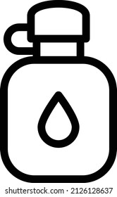 ilustración de Water Vector en un fondo transparente. Símbolos de calidad premium. Icono vectorial de trazo para el concepto y diseño gráfico.
