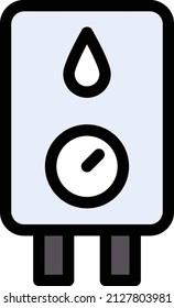 ilustración de Water Vector en un fondo transparente. Símbolos de calidad premium. Icono vectorial de trazo para el concepto y diseño gráfico.