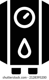 water Vector illustration on a transparent background. Premium quality symbols. Glyphs  vector icon for concept and graphic design.
